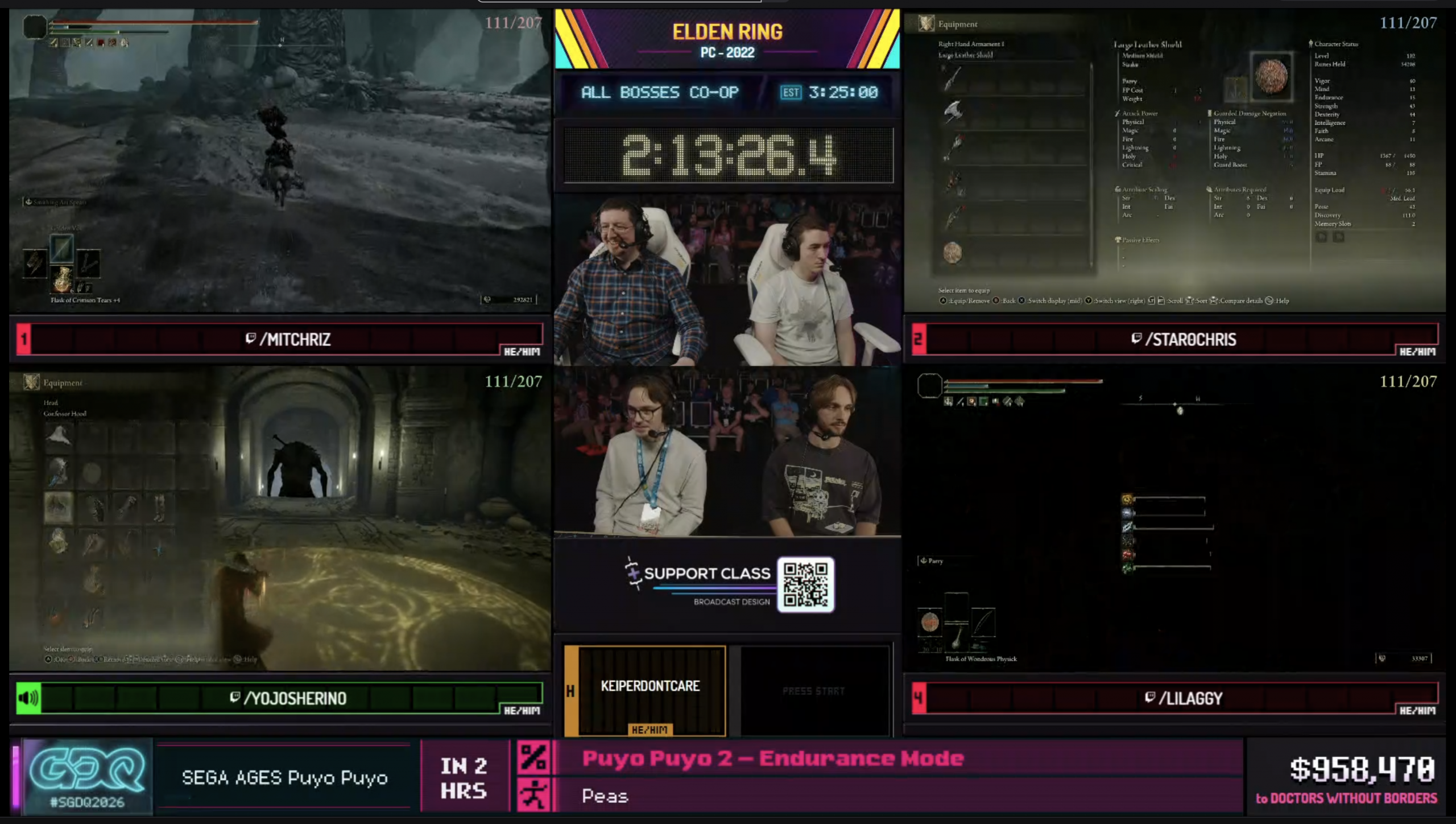 SGDQ 2026 Must Watch: Elden Ring “All Bosses, 4 Players”