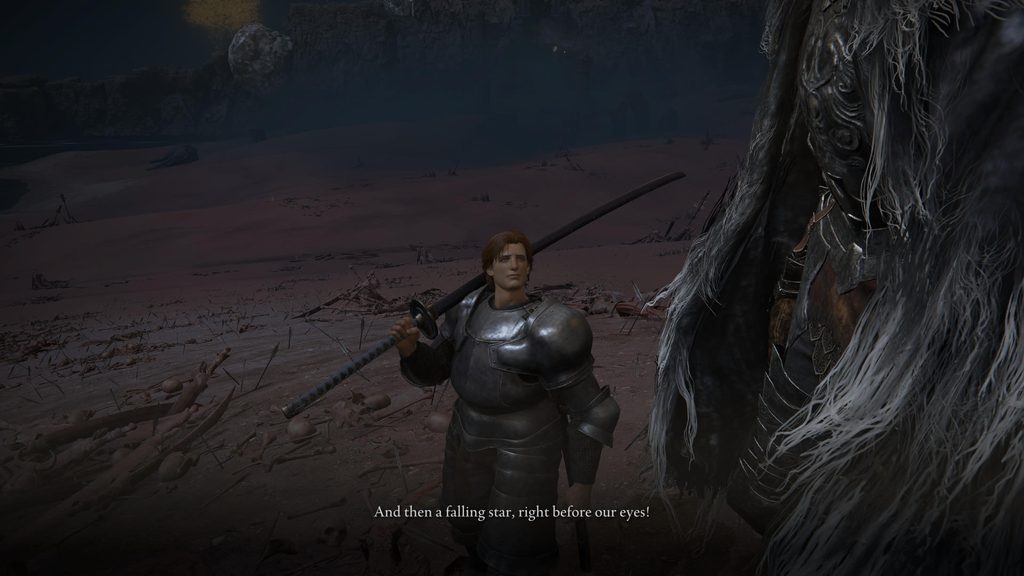 After defeating Radahn - Talk with Blaidd